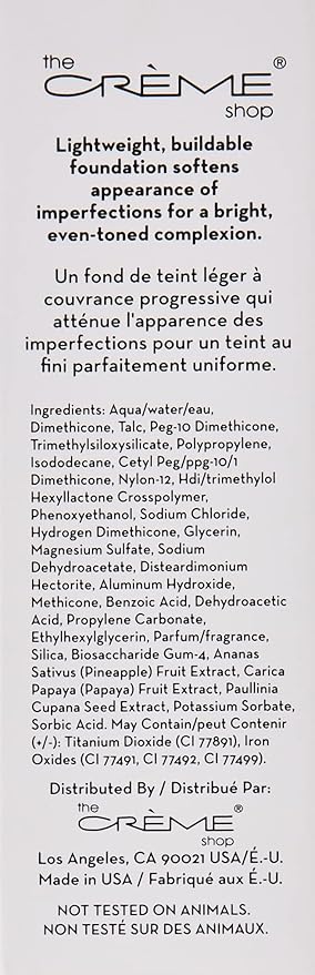 Creme Shop Foundation MATCH MADE