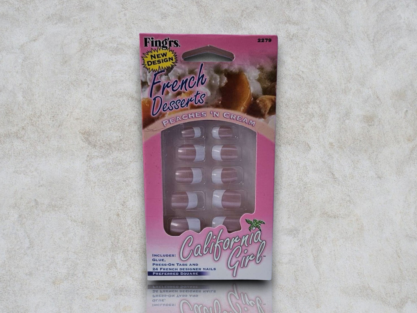 French Desserts California Girl Press On Nails 24ct