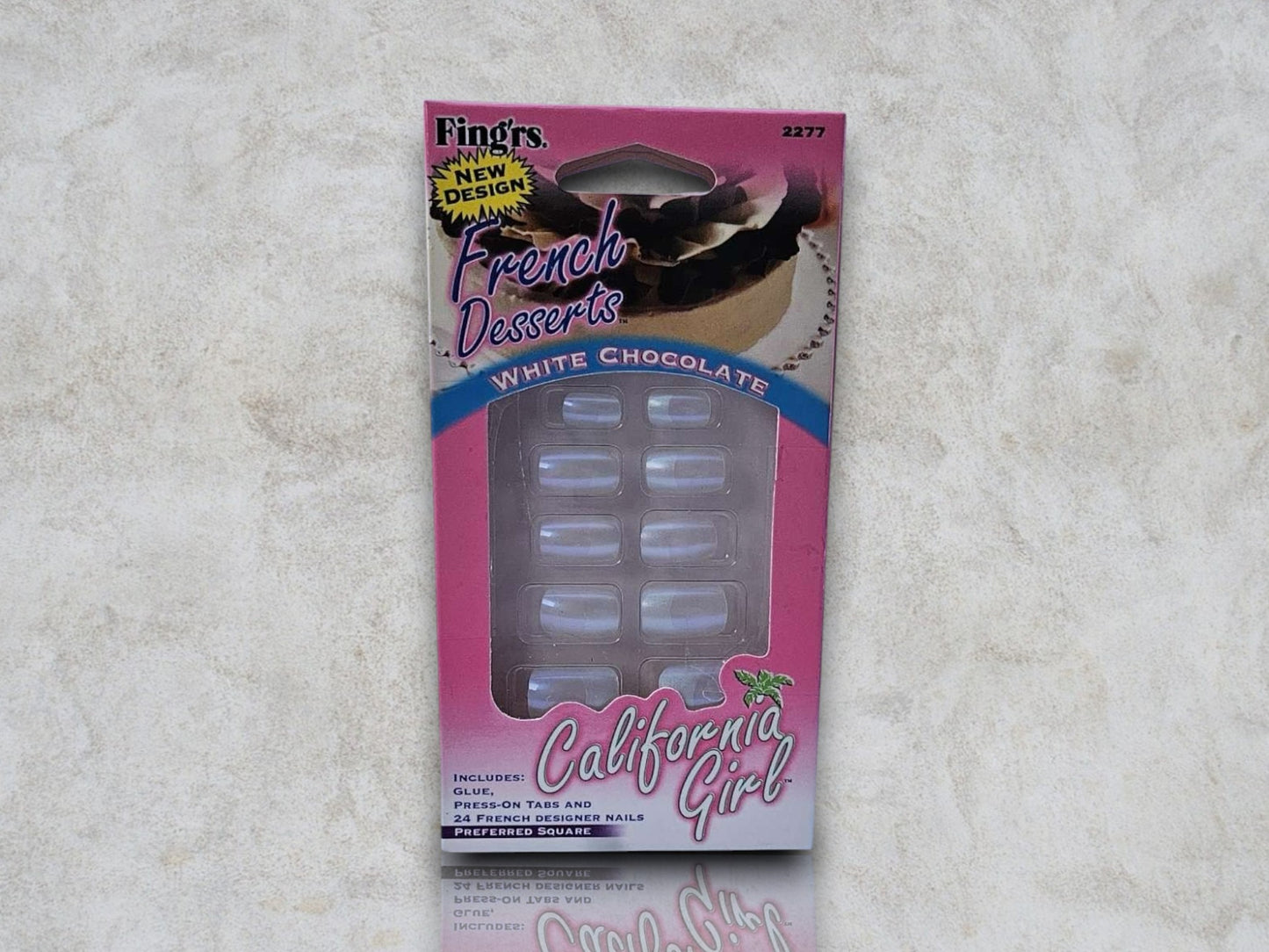 French Desserts California Girl Press On Nails 24ct